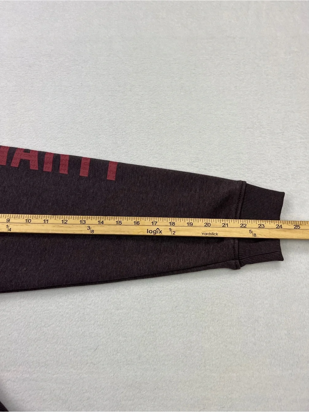 Carhartt Wmns Relaxed Fit Crewneck Black Logo Sweatshirt Heather Purple Sz XXL